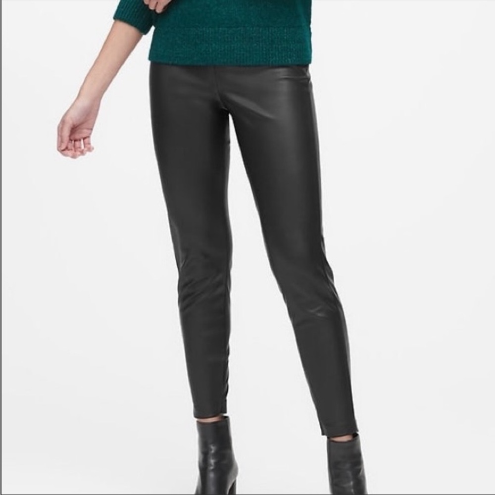 Banana Republic Devon Faux Leather Pants
